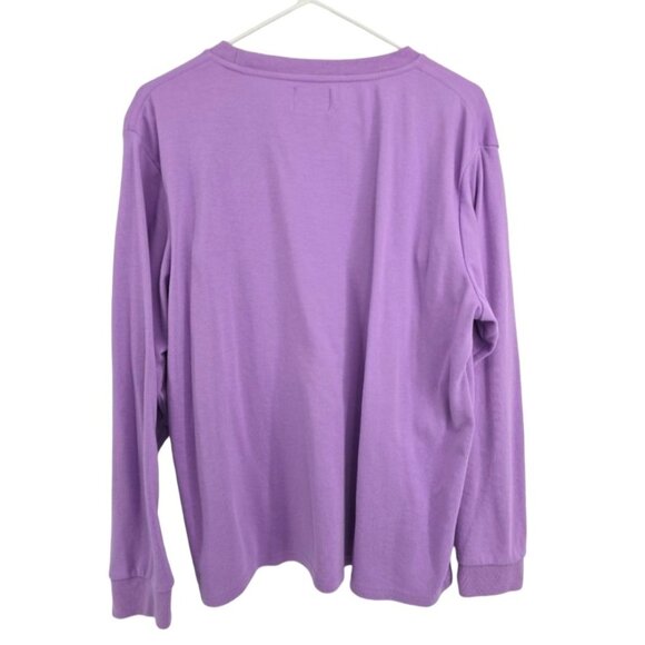 Comfy Chemo Long Sleeve Lavander Top Size XL - Picture 9 of 10